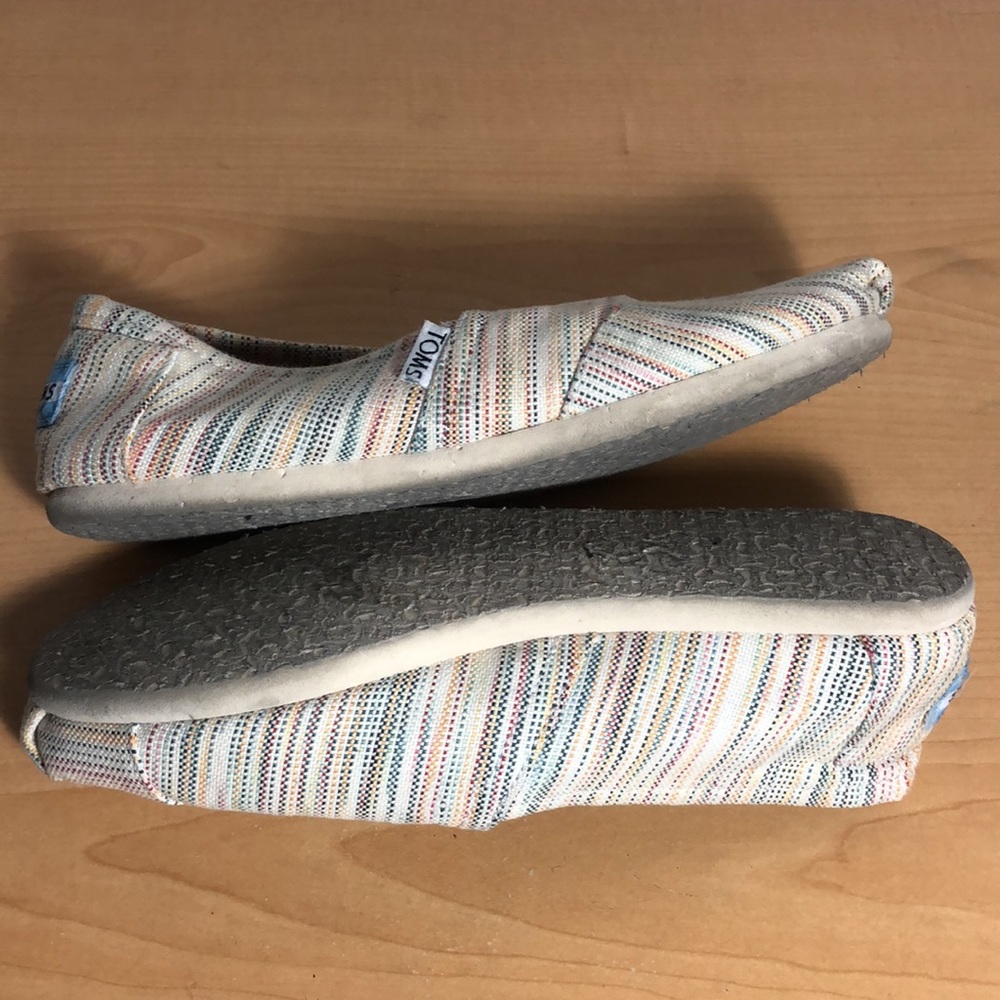 TOMS Classic Striped Slip-Ons - Picture 12 of 12